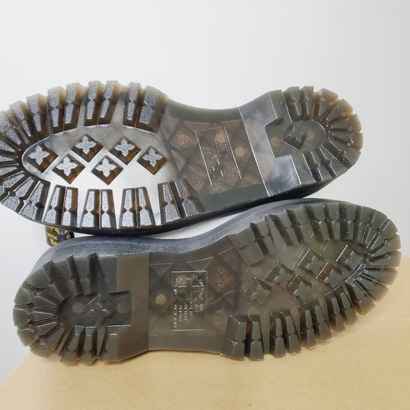 NWT DR MARTENS Jadon White Leather 8-Eye Platform Boots Shoes Size 8 - Picture 6 of 10